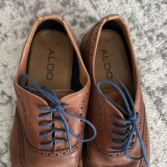 Aldo Men’s Dress Shoe - 10/Brown - Picture 2 of 8